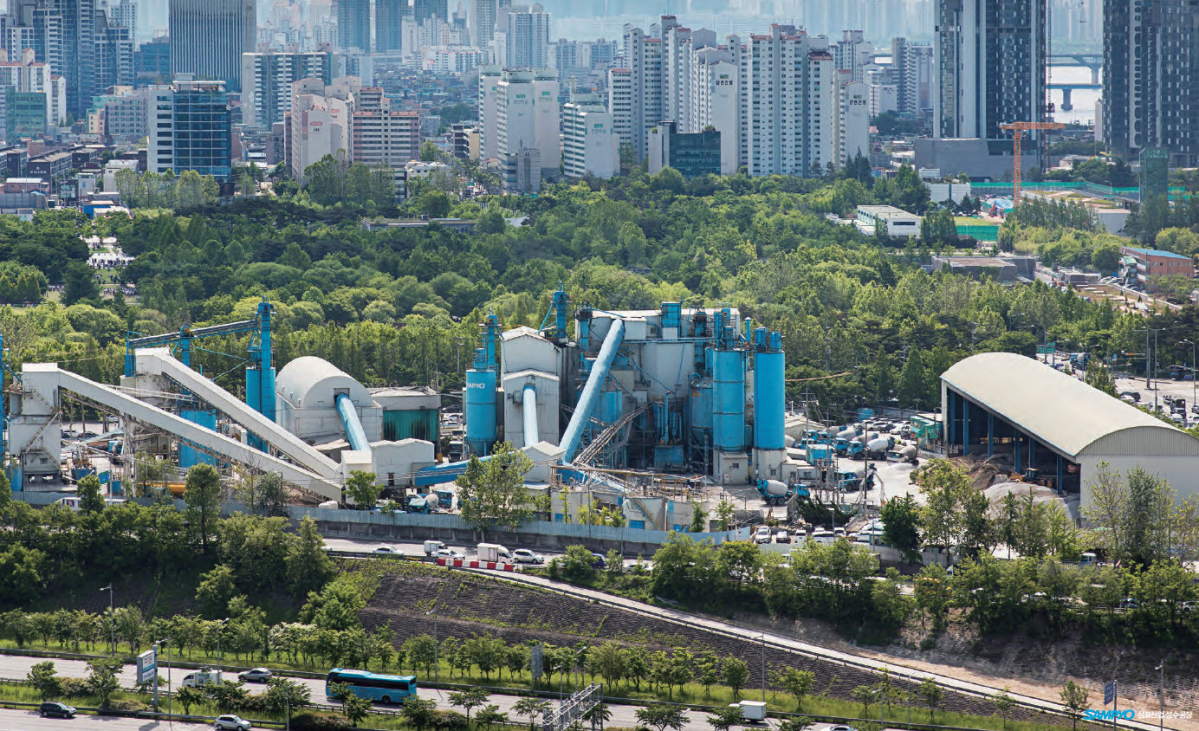 ▲삼표산업 성수공장 전경.  (사진제공=삼표산업)