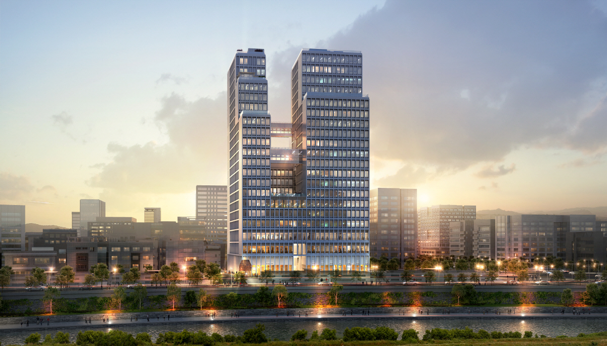 ▲서울 종로구 숭인동 ‘종로 한라비발디 운종가’ 오피스텔 조감도.