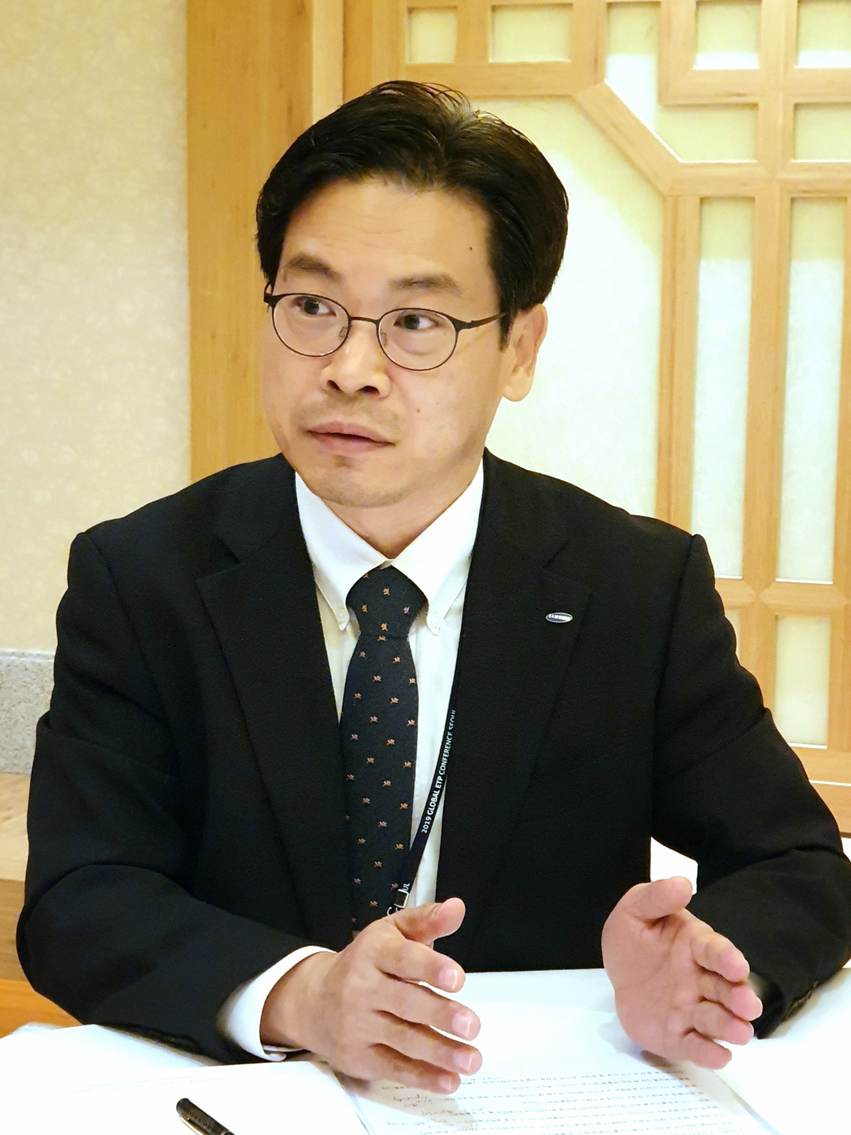 ▲전균 삼성증권 이사가 20일 서울 여의도 콘래드호텔에서 이투데이와 인터뷰를 하고 있다. (윤기쁨 기자(@modest12))