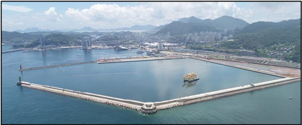 ▲여수신북항 전경.(출처=해양수산부)