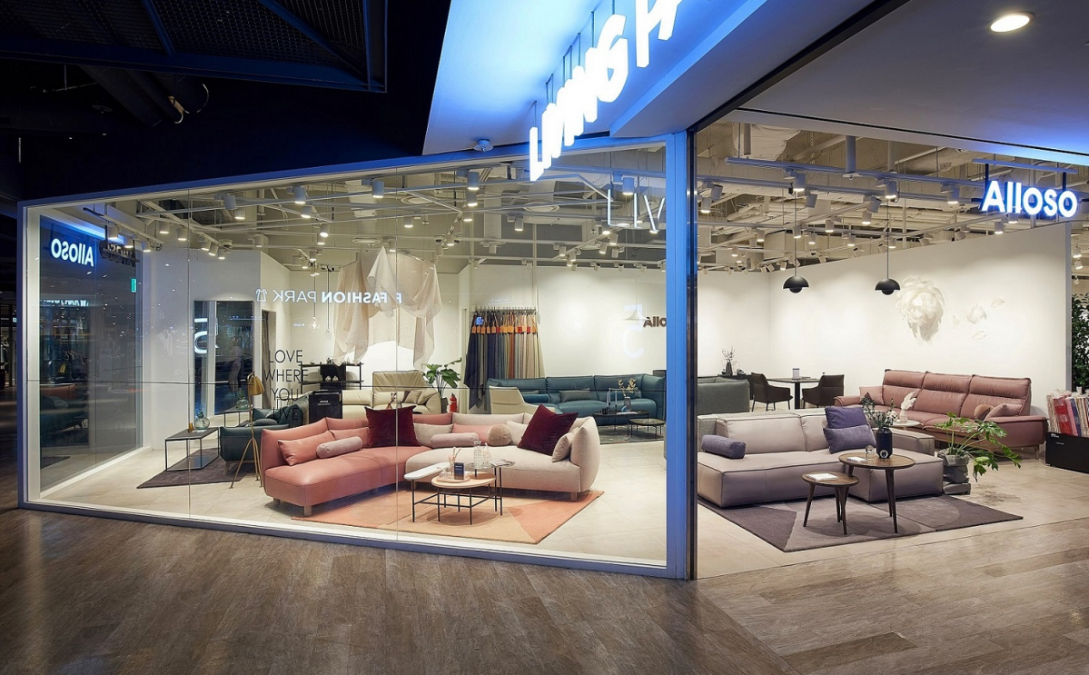 ▲용산 아이파크몰 매장(사진제공=알로소)