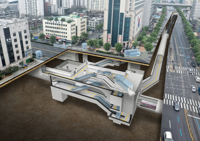 ▲정거장 조감도(사진 = 서울시)