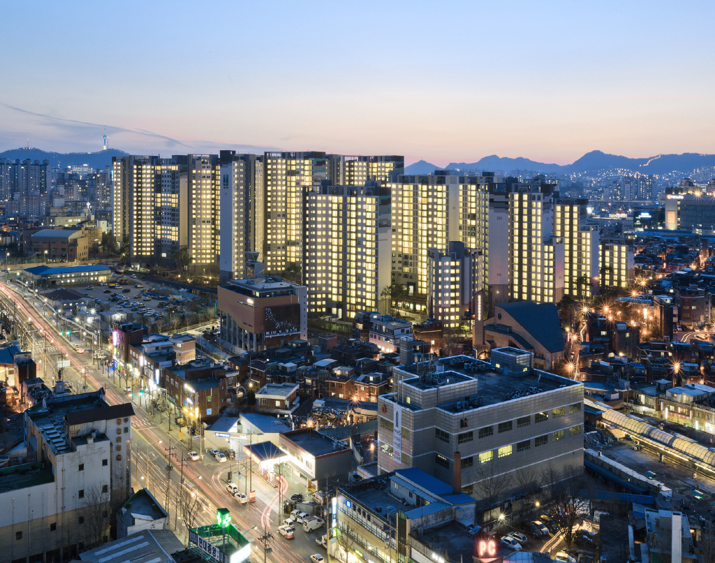 ▲서울 동대문구 전농동 ‘래미안 크레시티’ 아파트 전경.