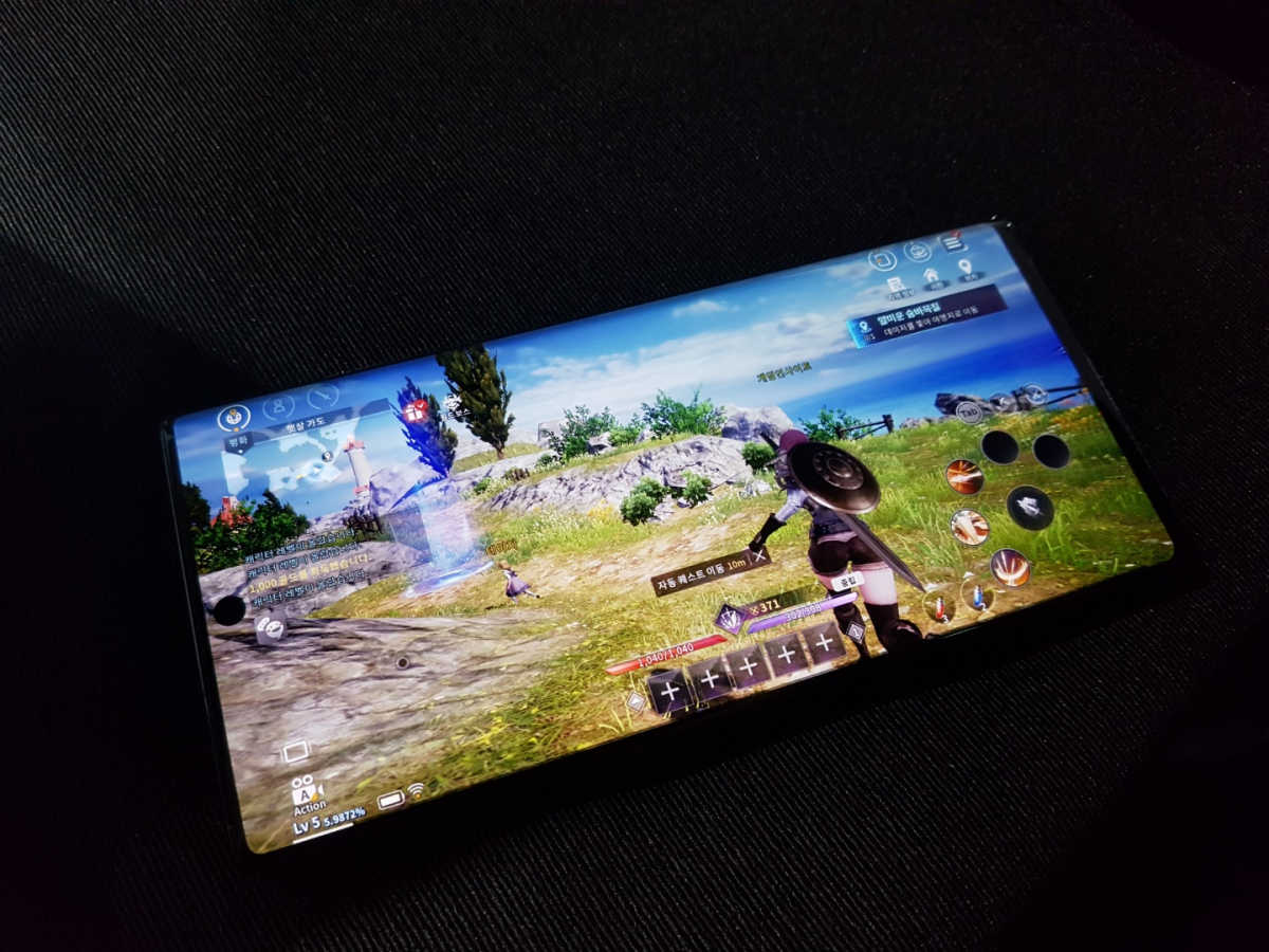 ▲V4 플레이화면 (조성준 기자 tiatio@)