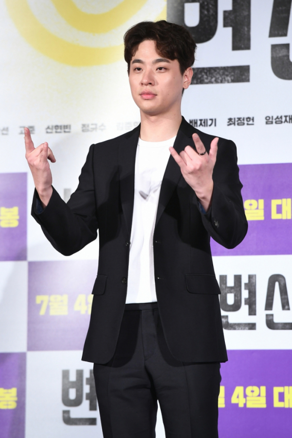 ▲4일 오전 서울 중구 메가박스 동대문에서 열린 영화 ‘변산’(감독 이준익) 제작보고회에 참석하고 있다.(비즈엔터DB)