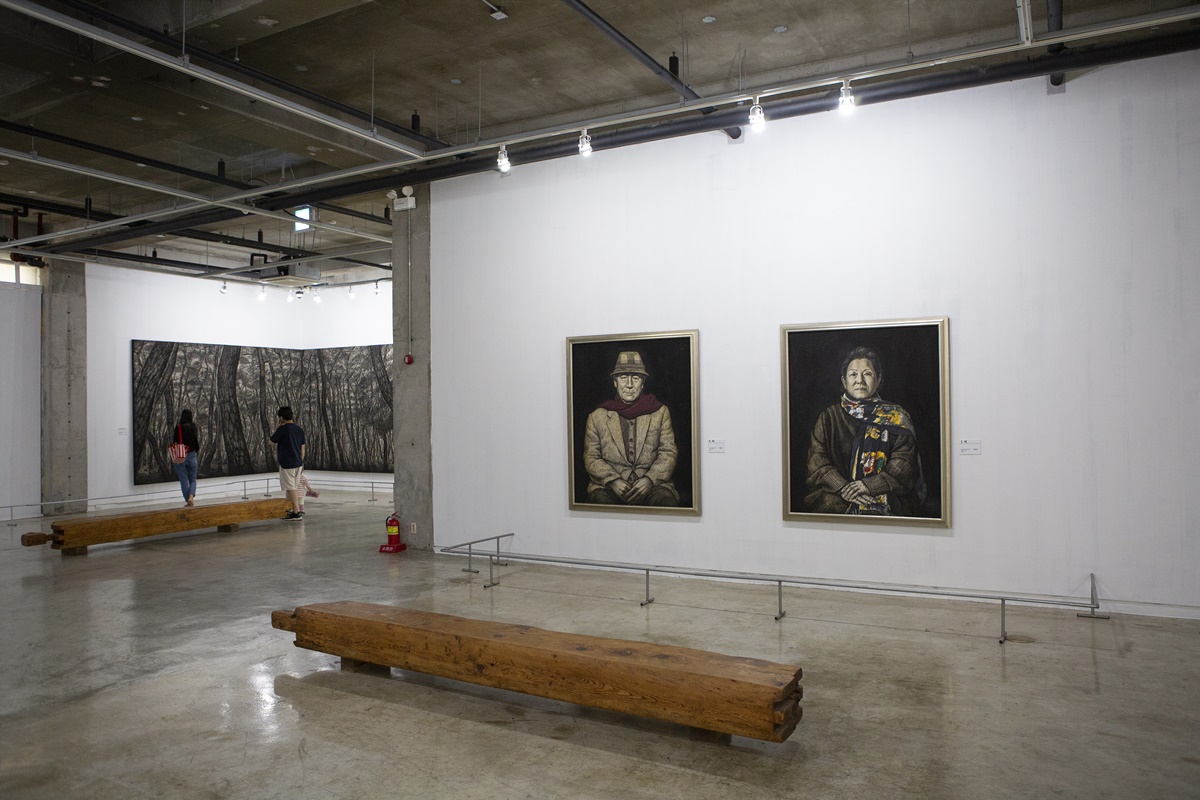 ▲이영미술관에서 열린 전시.