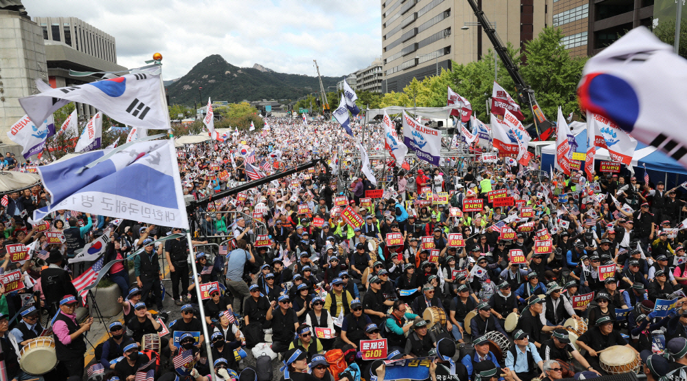 ▲보수단체 광화문집회(연합뉴스)
