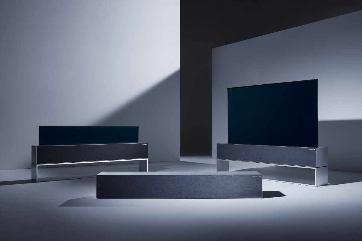 ▲‘굿디자인 어워드 2019’에서 Best100에 선정된 LG 시그니처 올레드 R(사진제공=LG전자)