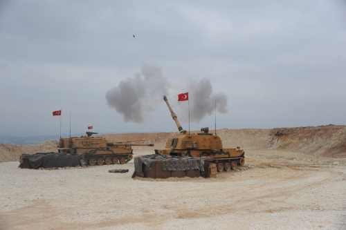 ▲9일(현지시간) 터키군이 시리아 북동부 국경도시에 대한 지상작전을 개시했다. 시리아/신화연합뉴스 
