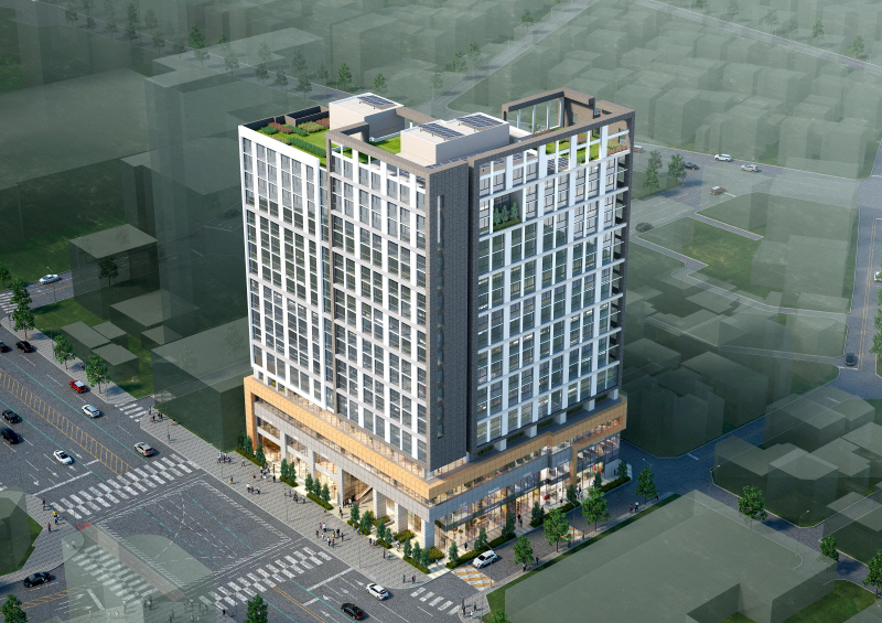 ▲상봉동 주상복합 조감도.(사진제공=반도건설)