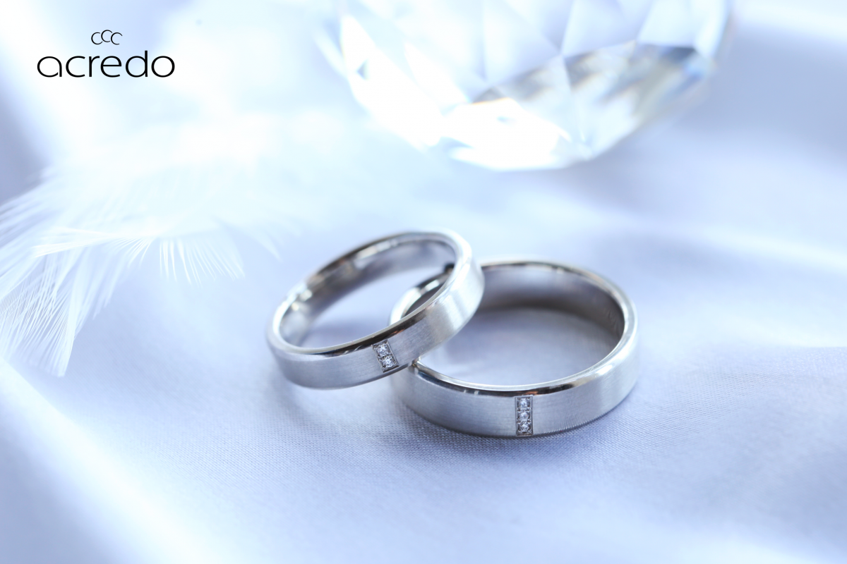 ▲아크레도 백금 결혼반지. (사진제공=아크레도)