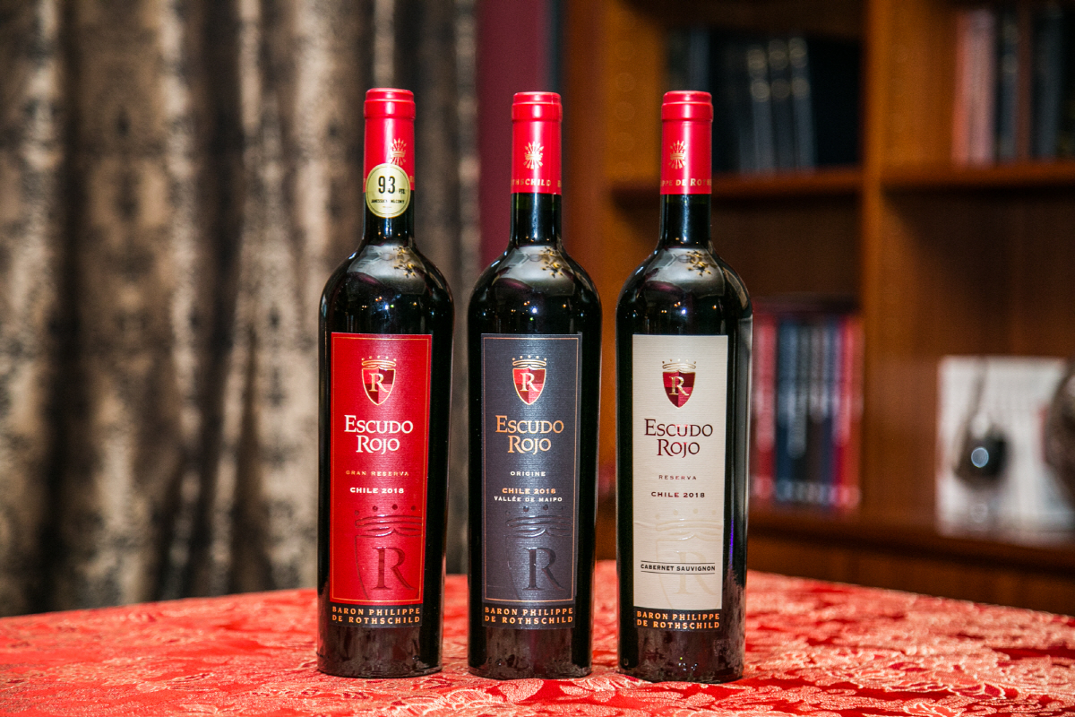 ▲바롱필립 드 로칠드 칠레사의 ‘에스쿠도 로호’ 라인