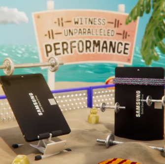 ▲삼성전자가 5월 유튜브에 업로드한 ‘웰컴 투 솔리드 스테이트’라는 제목의 영상. 영상은 삼성의 SSD가 강한 성능을 자랑한다는 것을 비유적으로 표현했다. (출처=삼성전자 공식 유튜브 )