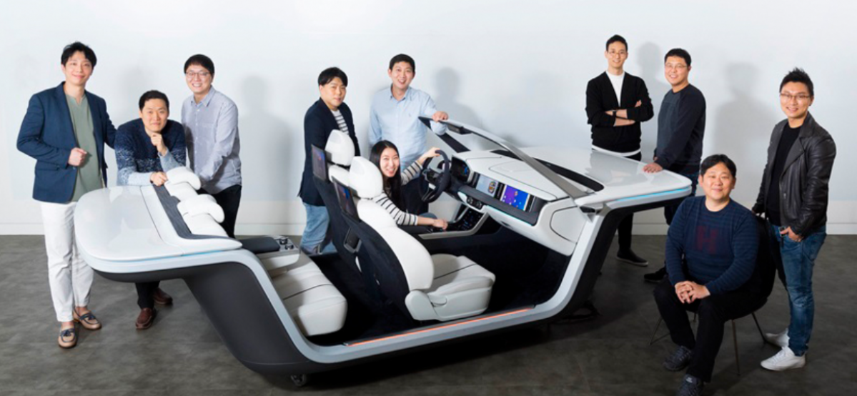 ▲디지털 콕핏을 개발한 삼성전자 전장사업팀 (출처=삼성전자 뉴스룸)