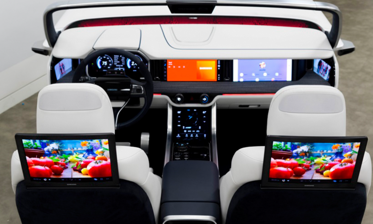 ▲삼성전자의 디지털 콕핏 (출처=삼성전자 뉴스룸)