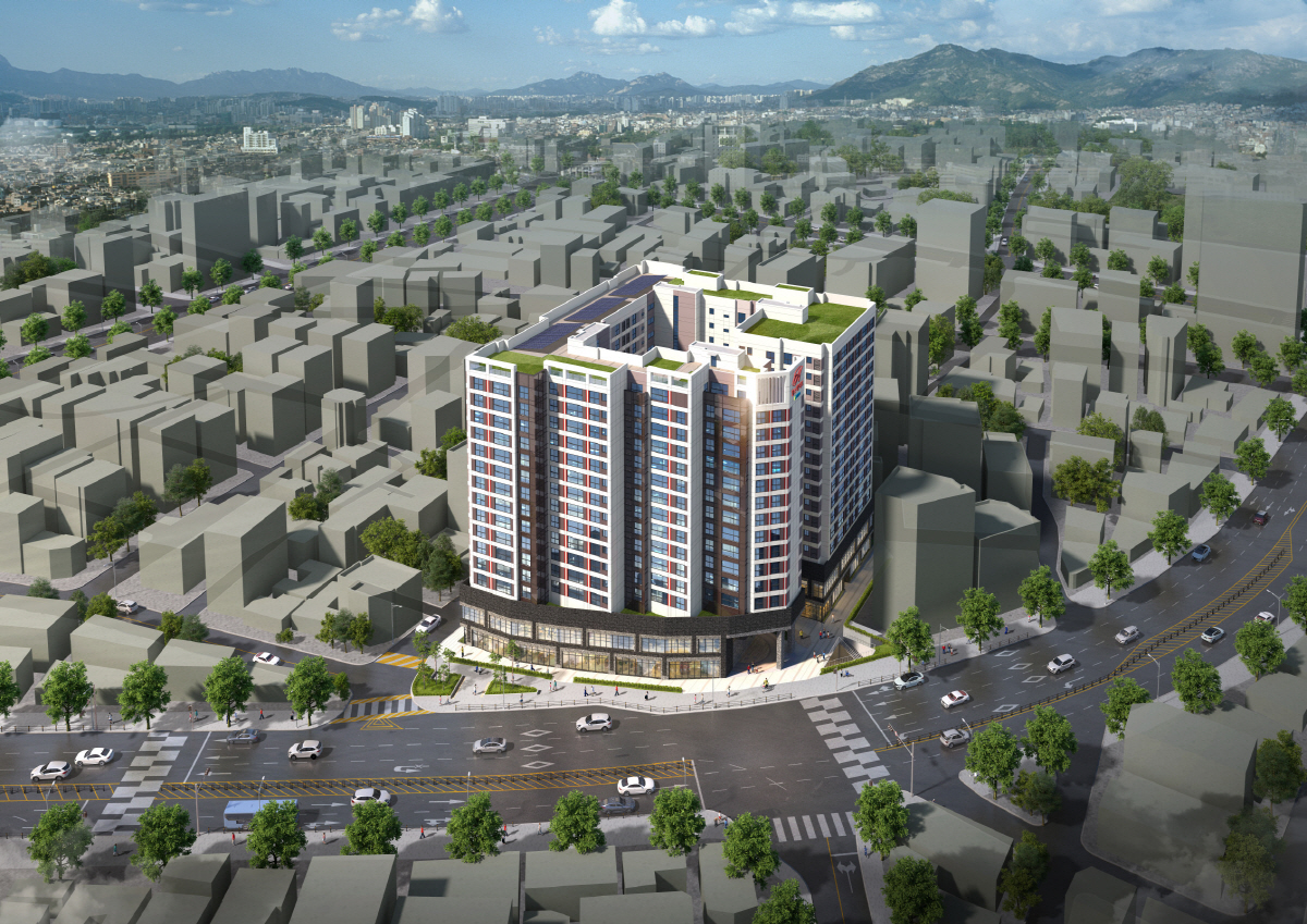 ▲‘힐스테이트 창경궁’ 아파트 조감도.(현대건설 제공)