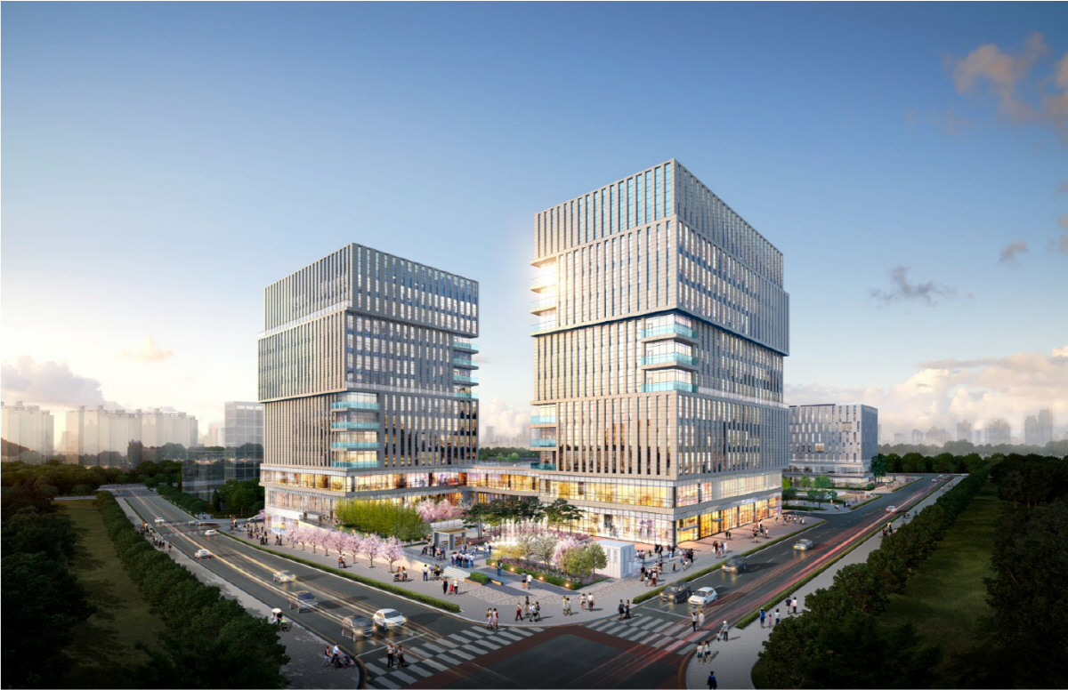 ▲‘세종 대명벨리온’ 지식산업센터 투시도.(자료 제공=대명건설)