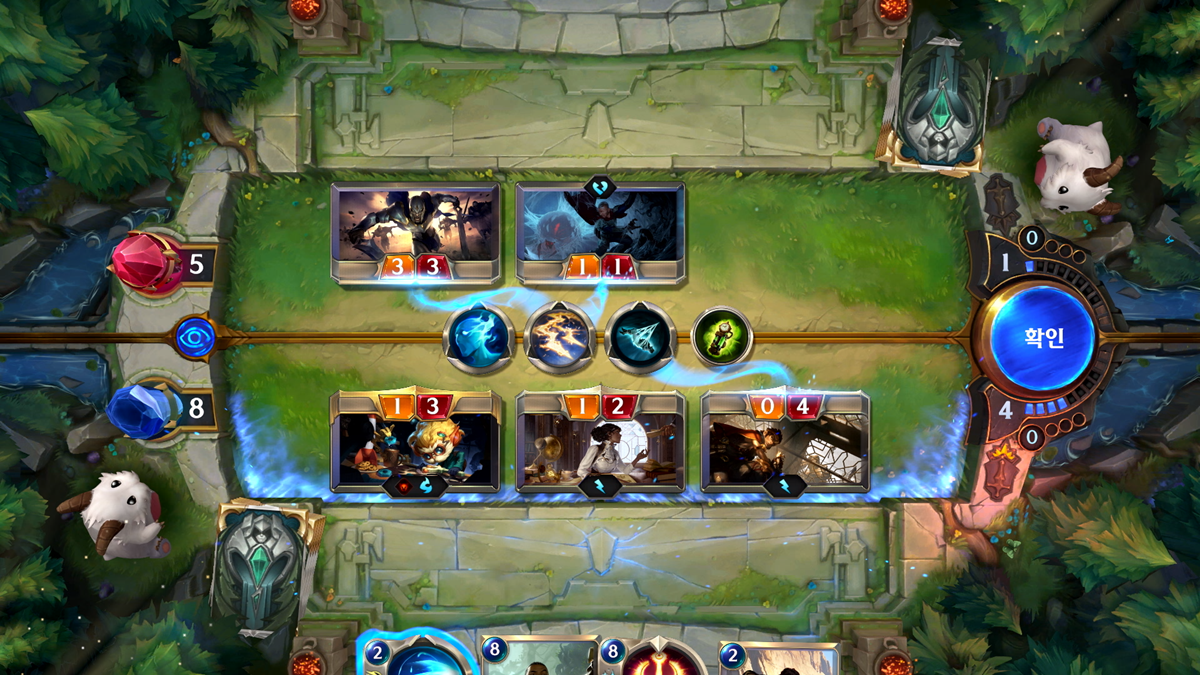 ▲레전드 오브 룬테라 게임 플레이 이미지. (사진제공=라이엇게임즈)