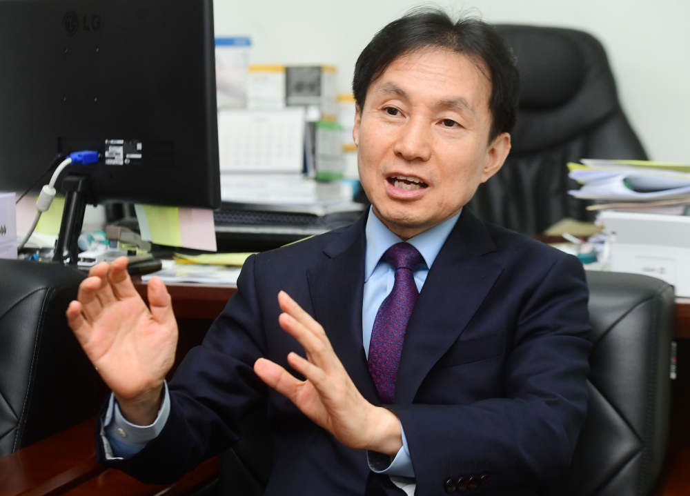 ▲김찬규 메디포럼 대표가 6일 서울 성동구 성수동 본사에서 이투데이와의 인터뷰를 하고 있다. 고이란 기자 photoeran@(이투데이DB)