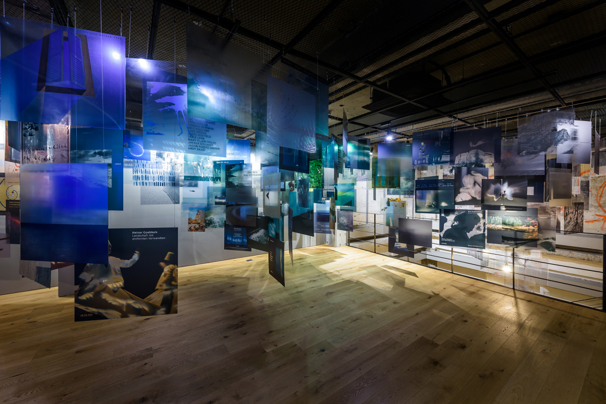 ▲현대카드 스토리지 'RE:ECM' 전시 전경.(사진제공=현대카드)