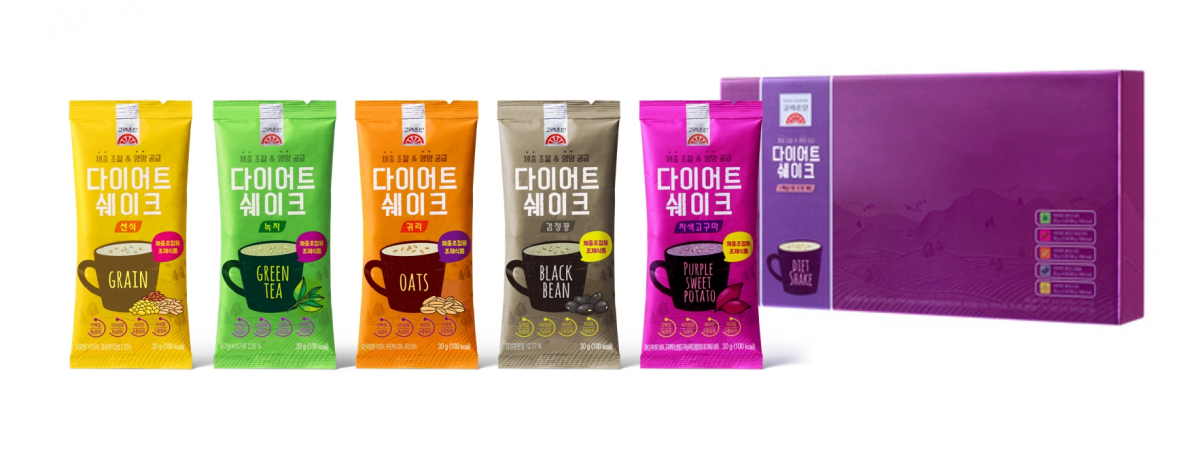 ▲식사대용식 제품 ‘고려은단 다이어트 쉐이크’ (고려은단)