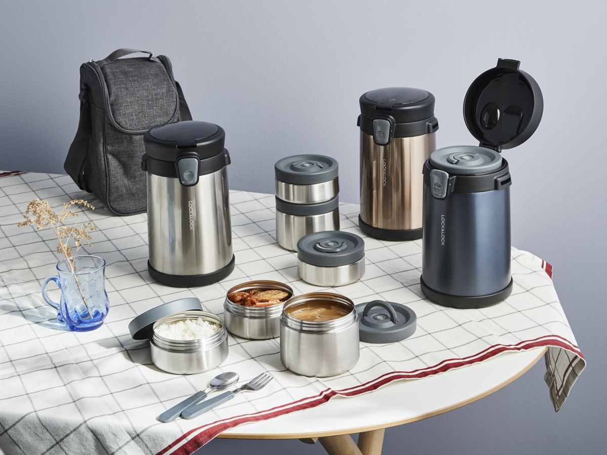 ▲‘원터치 일체형 보온도시락’  (사진제공=락앤락)