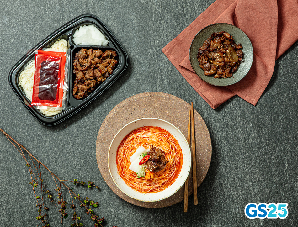 ▲GS25숯불고기비빔면_상품_연출_이미지 (사진제공=GS25)