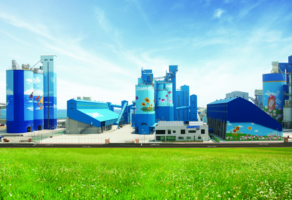 ▲에스피네이처 당진슬래그공장 전경 (제공=삼표)