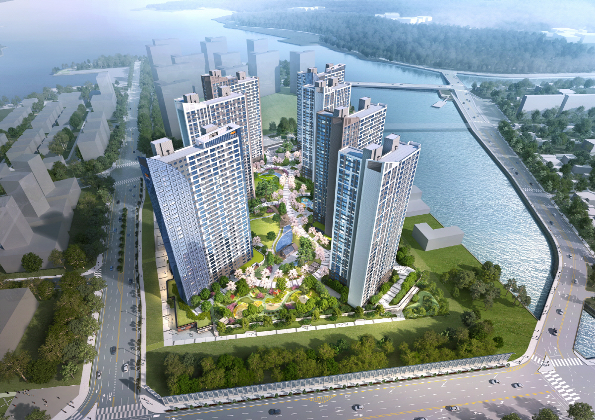 ▲‘e편한세상 거제 유로아일랜드’ 조감도.(자료 제공=대림산업)