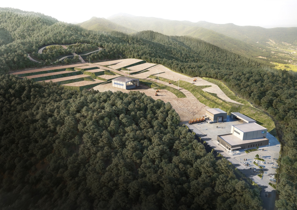 ▲두산인프라코어 보령시험장 조감도.  (사진제공=두산인프라코어)