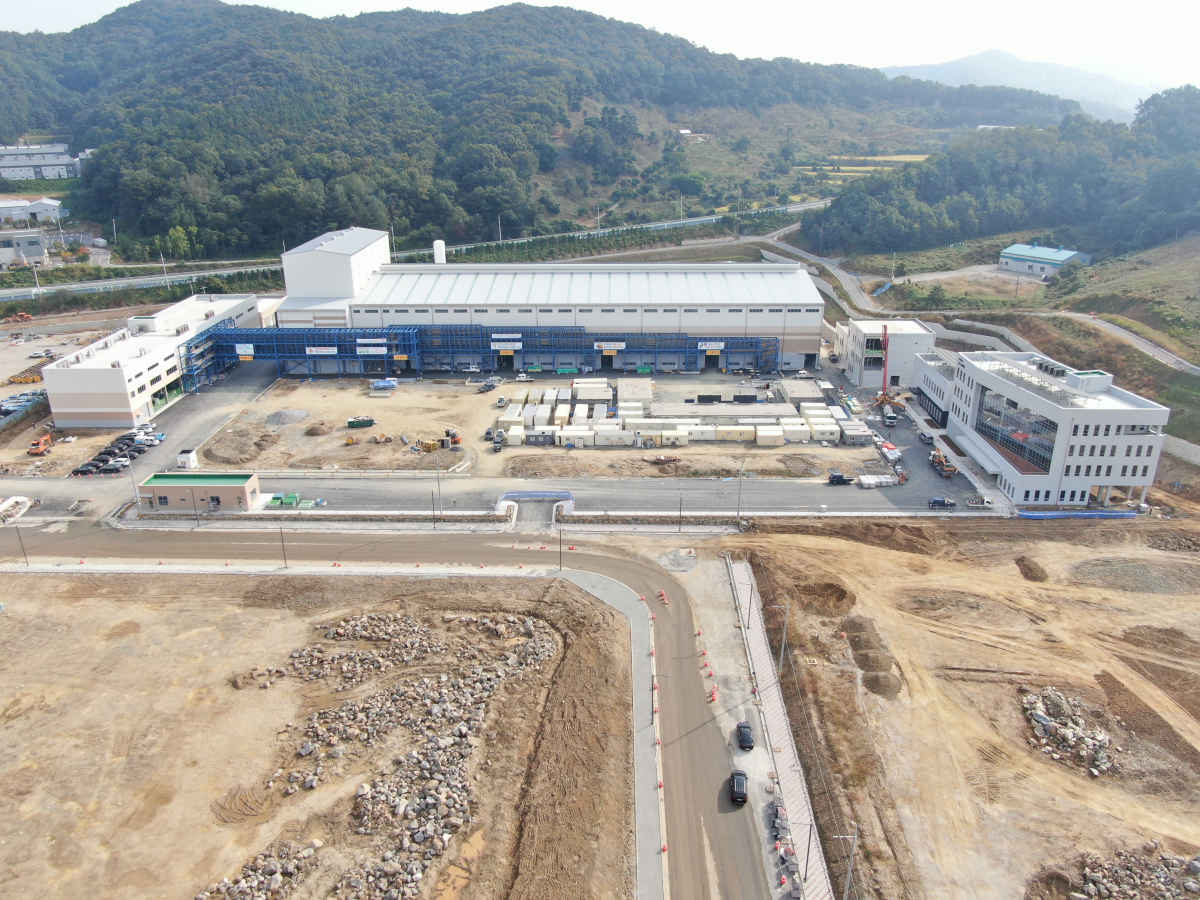 ▲포스코케미칼 음극재 2공장 1단계 전경. (사진제공=포스코케미칼)