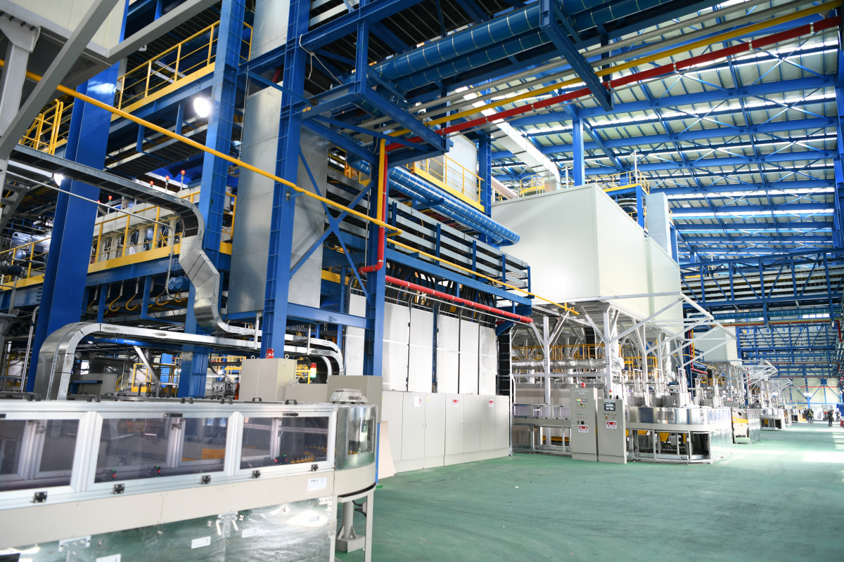 ▲포스코케미칼 음극재 2공장 설비. (사진제공=포스코케미칼)