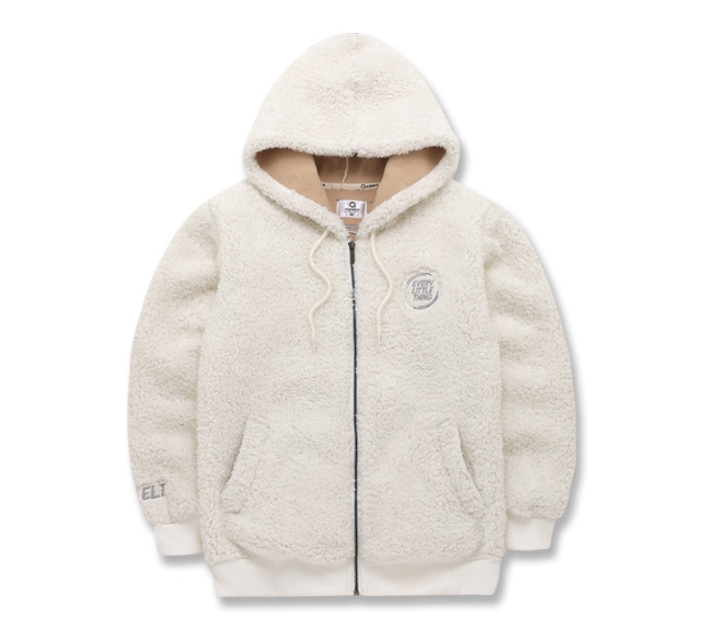 ▲앨빈클로 양털 후드 집업 (사진제공=이베이코리아)