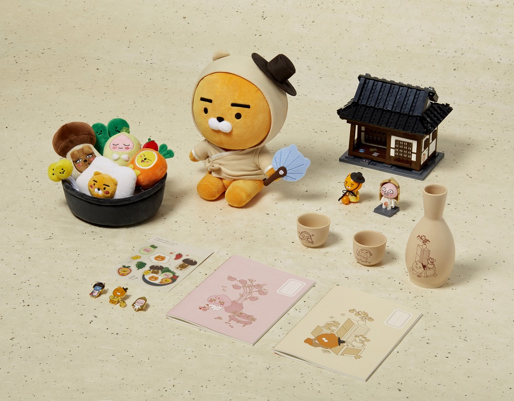 ▲카카오프렌즈 전주 특화상품 ‘전주감래 에디션‘ 이미지. (사진제공=카카오IX)