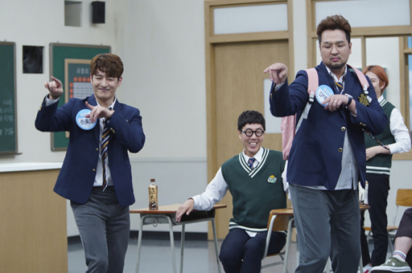 ▲'아는형님'에 출연한 god 손호영, 김태우(JTBC)