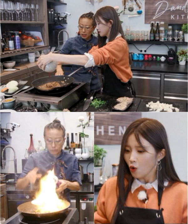 ▲'마이 리틀 텔레비전' 김소희 쉐프, 프로미스나인 송하영(사진제공=MBC)