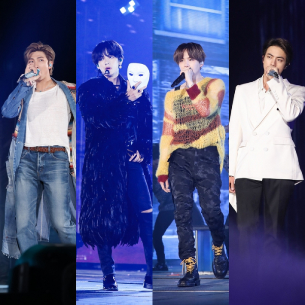 ▲RM, 뷔, 슈가, 진(사진제공=빅히트엔터테인먼트)