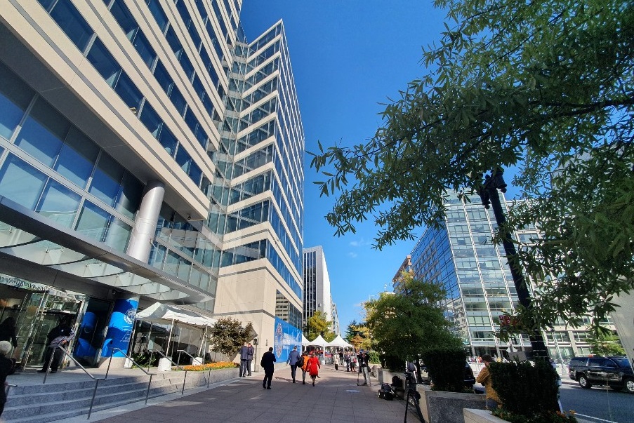 ▲미국 워싱턴DC 소재 국제통화기금(IMF) 본부. (이투데이 DB)