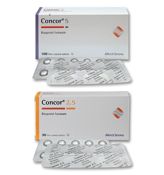▲심혈관 질환 치료제 브랜드 ‘콩코르(Concor)’ (한국머크 바이오파마)