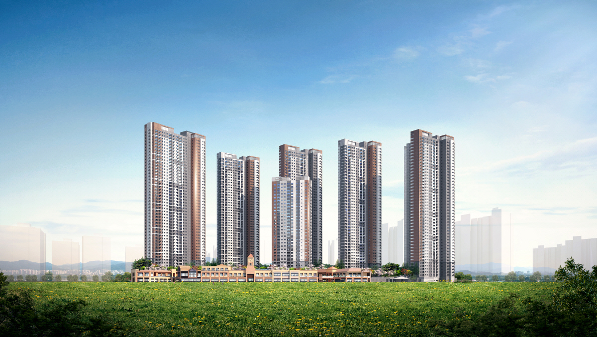 ▲‘루원시티 린스트라우스 앨리스빌’ 투시도.(자료 제공=우미건설)
