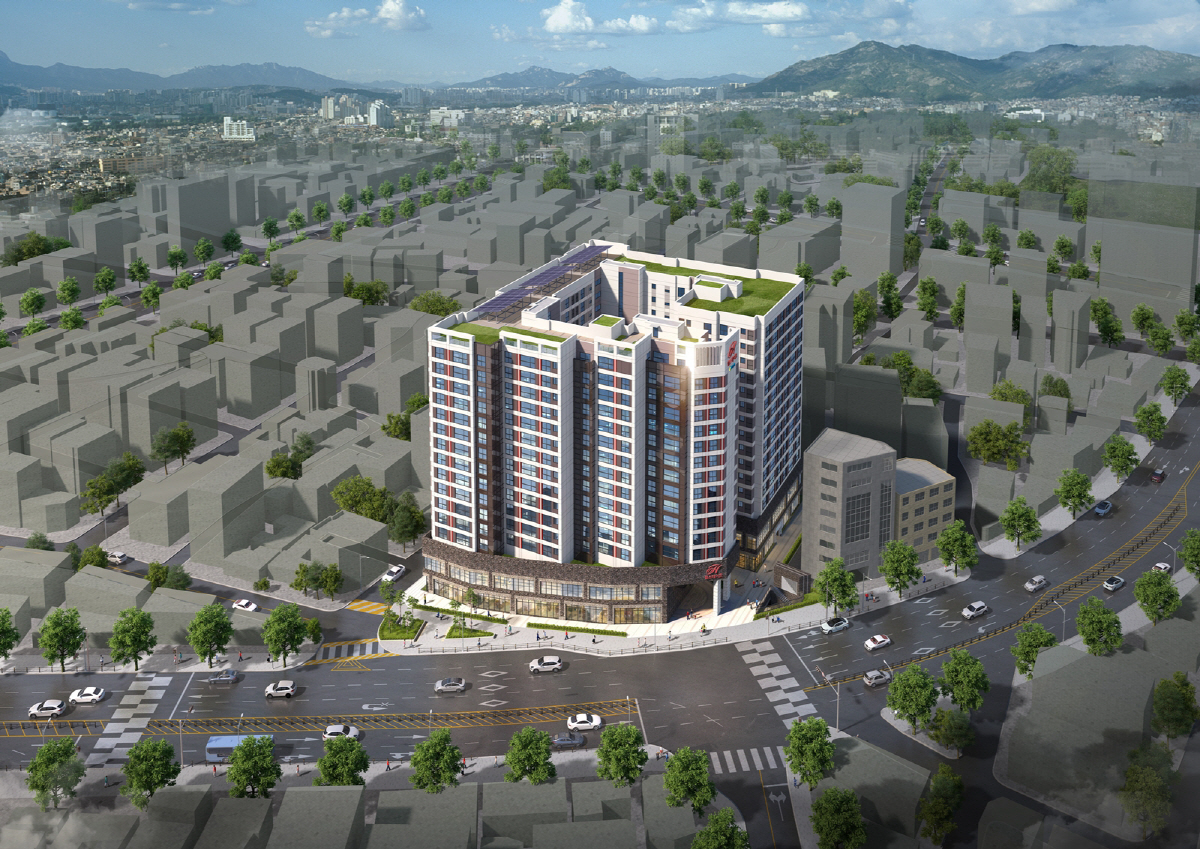 ▲힐스테이트 창경궁 조감도. (자료 제공=현대건설)