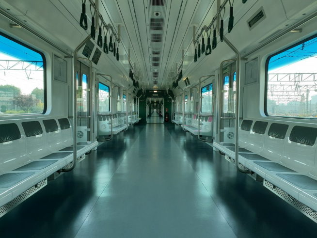 ▲신형 2호선 내부 (사진 = 서울시)