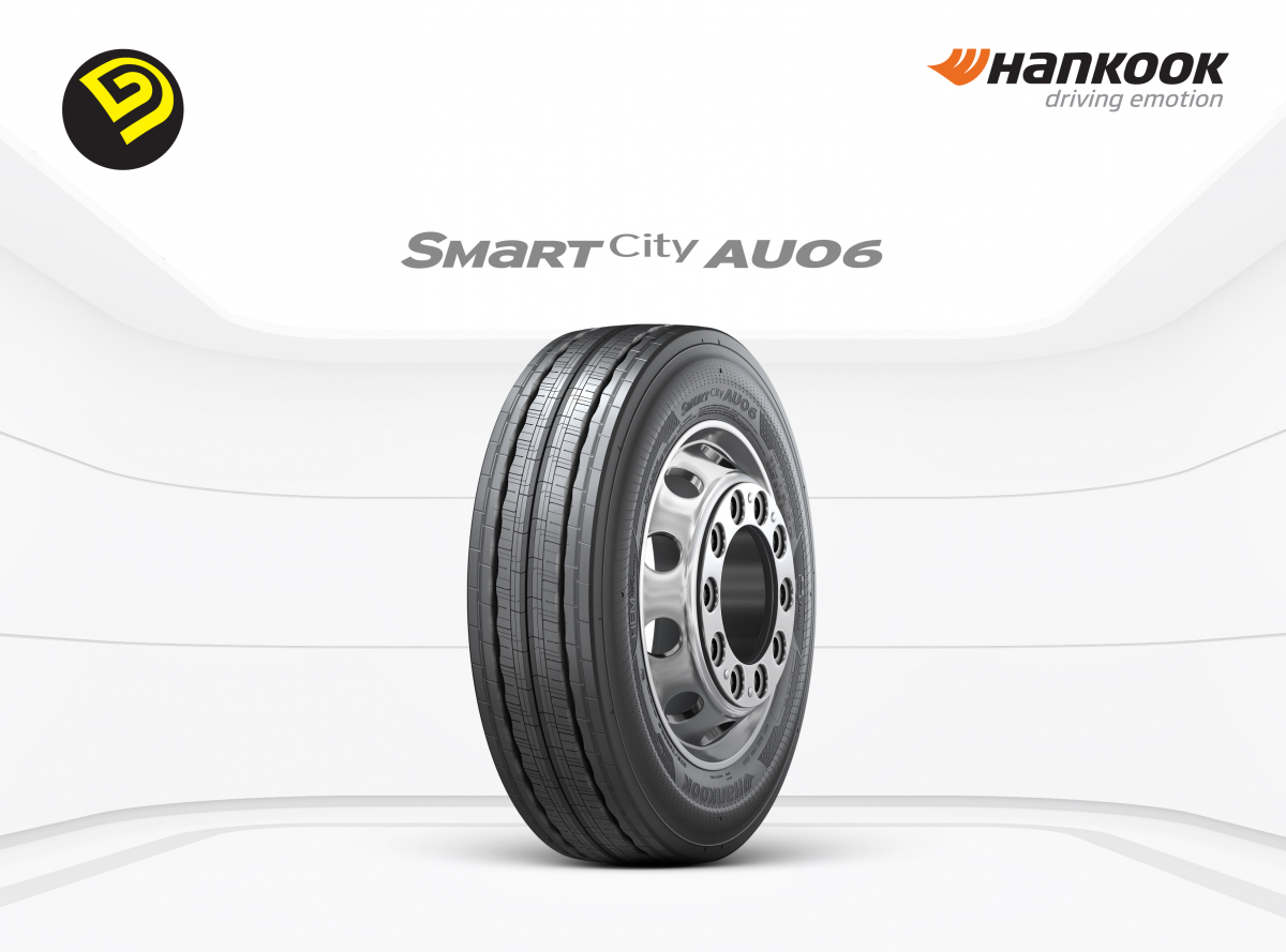 ▲한국타이어앤테크놀로지의 전기버스 전용 타이어 ‘스마트시티 AU06(Smart City AU06)’가 ‘2019 굿디자인 어워드’에서 '한국디자인진흥원장상(Bronze)'을 받았다.  (사진제공=한국타이어)
