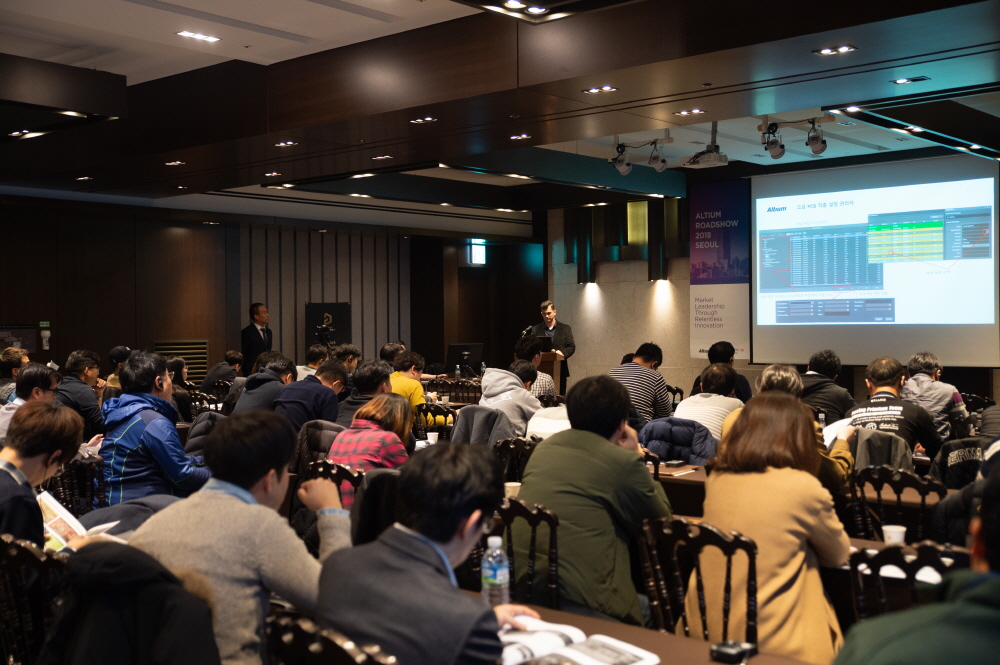 ▲알티움 로드쇼 2018 Seoul 개최 현장. (사진제공=한컴MDS)