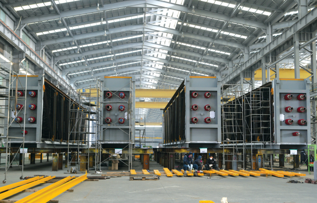 ▲배열회수보일러(HRSG) 제품 (사진제공=S&TC)