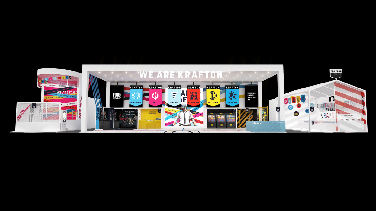 ▲크래프톤 부스 이미지.  (사진제공=크래프톤)