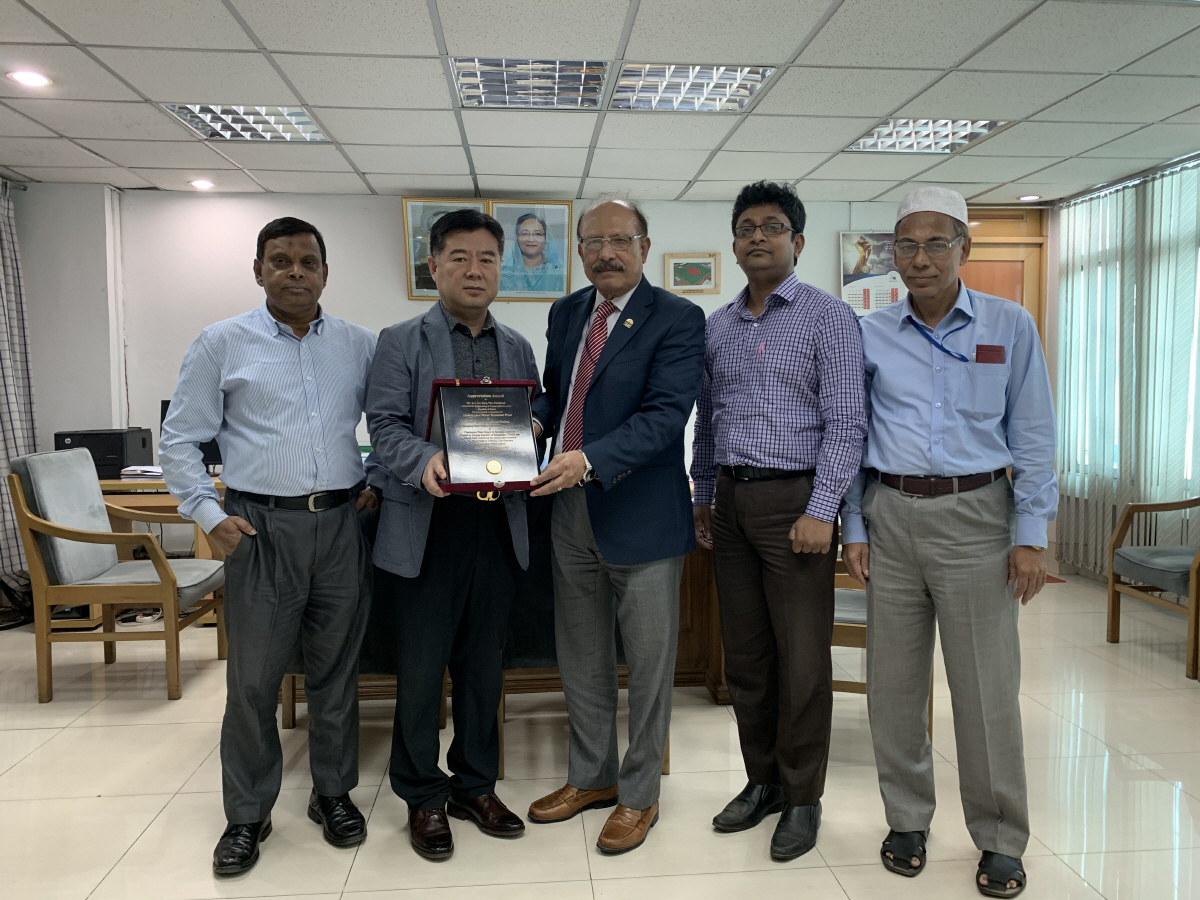 ▲태영건설 모두나갓 정수장 감사패 수상사진.(사진제공=태영건설)