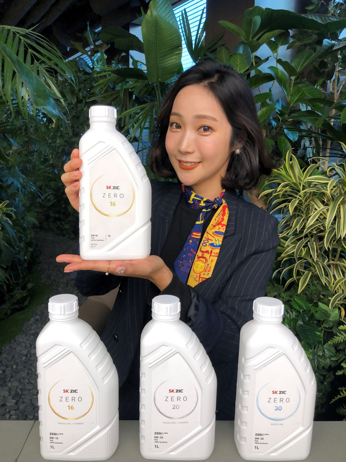 ▲SK루브리컨츠가 친환경 윤활유 신제품 ‘SK 지크 제로’ 5종을 출시했다.  (사진제공=SK루브리컨츠)