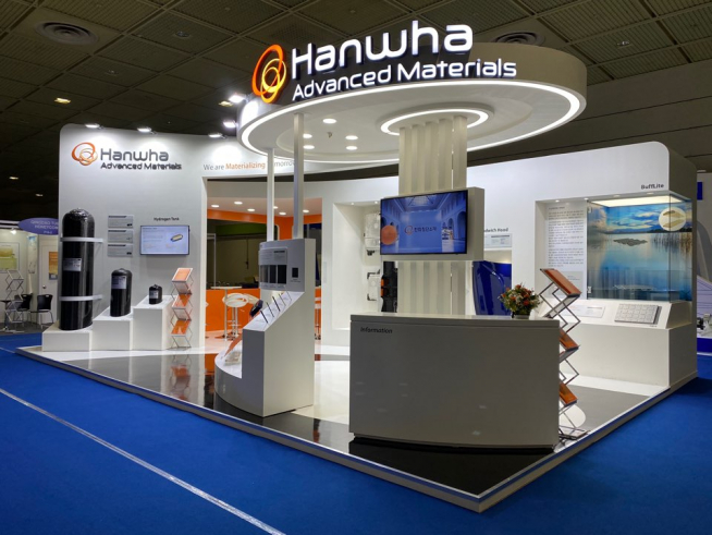 ▲한화첨단소재가 13일부터 15일까지 열리는 JEC 아시아 2019에 참가해 친환경차용 경량 복합소재와 부품을 선보인다. (사진제공=한화첨단소재)