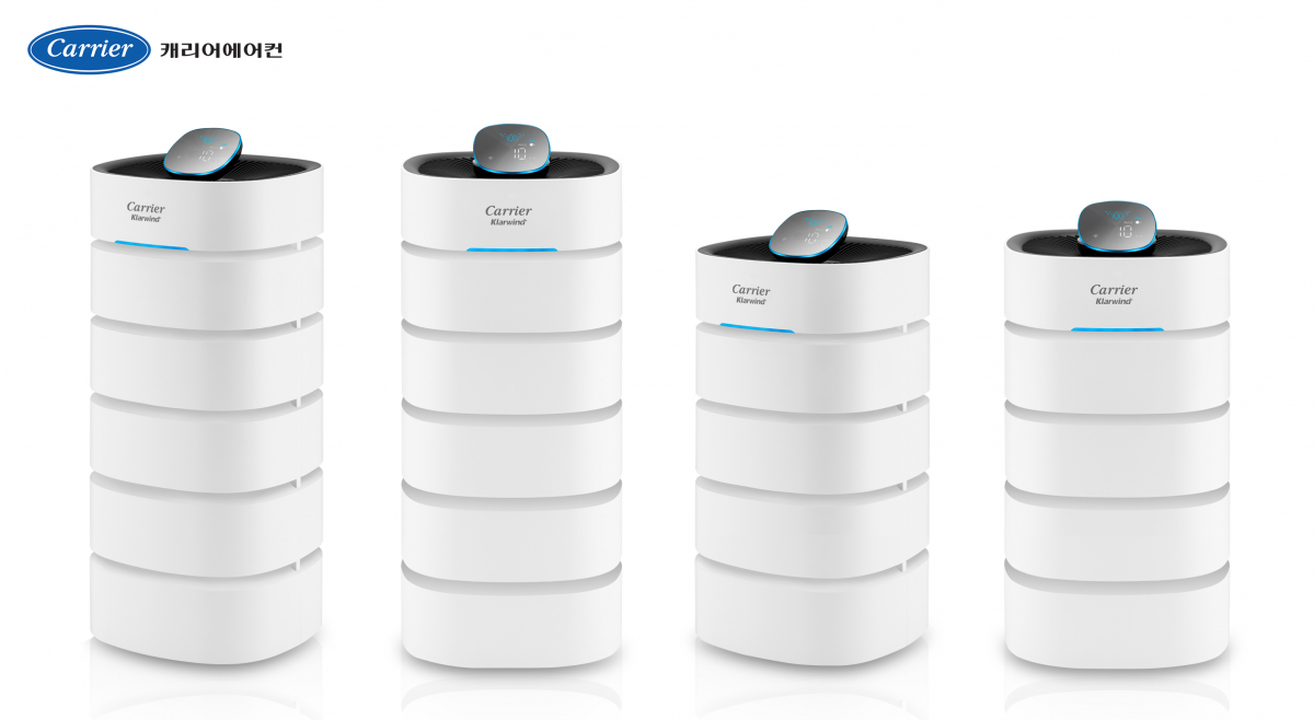 ▲캐리어에어컨의 ‘2020년형 캐리어 클라윈드 공기청정기’ (사진제공=캐리어에어컨)